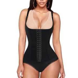 NEW Irisnaya Women Waist Trainer Bodysuit Tummy Control Shapewear Slim Full Body